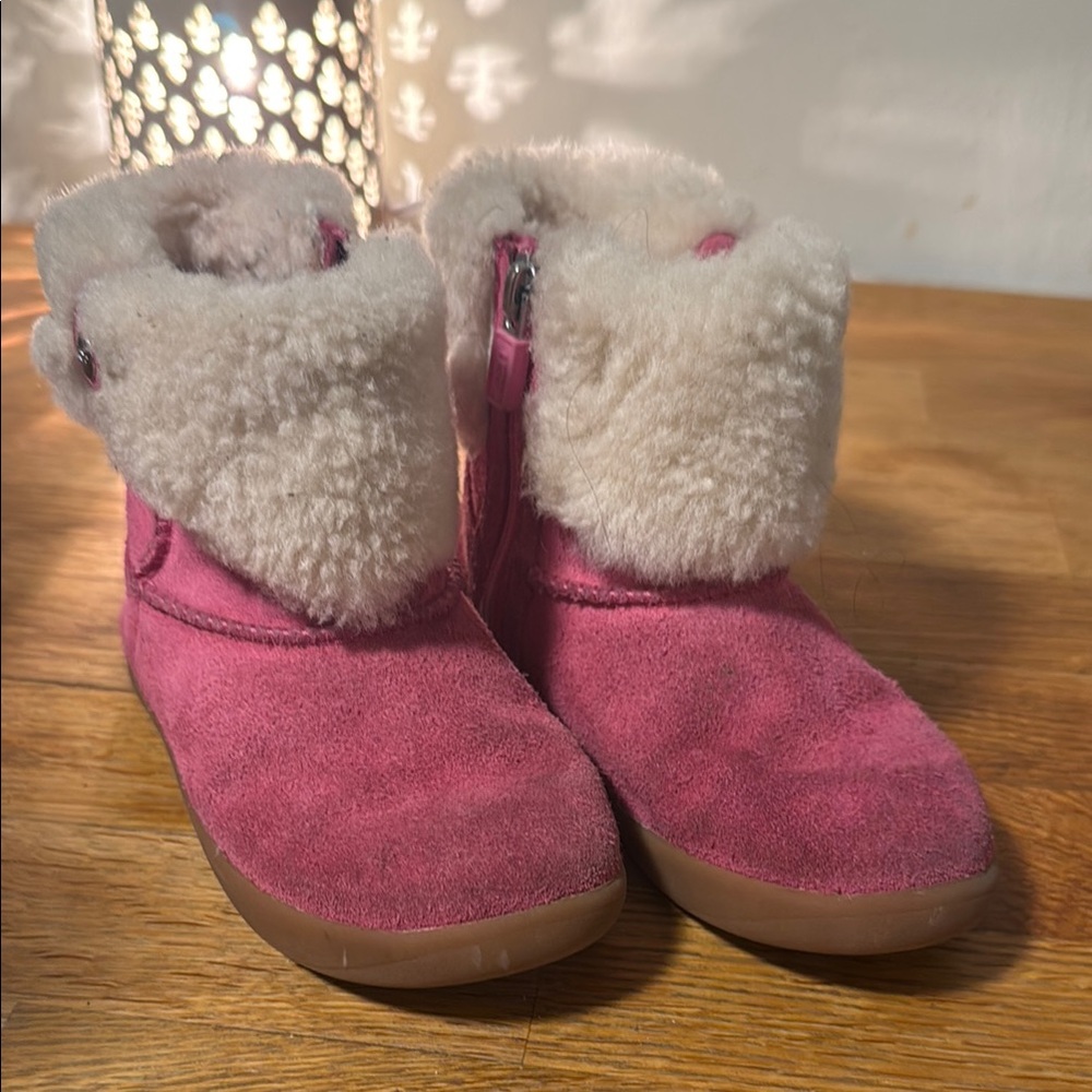 UGG size 10 Pink Suede Boots